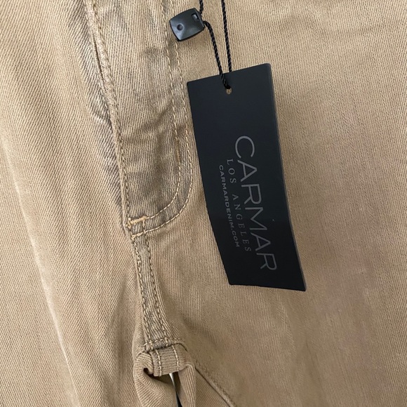 CARMAR Robin Stretch Denim in Taupe - Picture 8 of 9